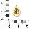 304 Stainless Steel Micro Pave Cubic Zirconia Charms LS-STAS-I356-04G-05-3