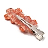 Polyester Embroidery Flower Alligator Hair Clips PHAR-JH00094-5