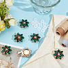 Alloy Cufflinks & 4-Hole Plastic Buttons HJEW-NB00244-4