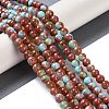 Baking Paint Glass Bead Strands GLAA-H031-01A-04-2