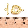 925 Sterling Silver Baroque Toggle Clasps STER-T007-103G-3