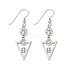 304 Stainless Steel Triangle Dangle Earrings EJEW-Z129-20P-4