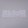 Word Home Silicone Molds DIY-WH0183-34-2