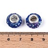 Opaque Resin European Beads RESI-T057-29C-3