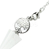 Natural Quartz Crystal Cone Dowsing Pendulum Big Pendants G-C114-02P-21-4