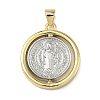 Religion Brass Pendants KK-L257-06GP-01-1