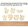 Cat Unfinished Wood Cutouts PW-WG1BA1D-01-3