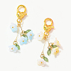 2Pcs Acrylic Pendant Decorations HJEW-YW00302-02-1