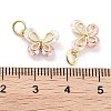 Brass Micro Pave Cubic Zirconia Pendants KK-P271-03G-D-3