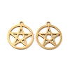201 Stainless Steel Pendants STAS-K251-072G-1