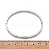 304 Stainless Steel Rhinestone Bangles for Women LS-BJEW-Z092-05P-6