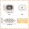 4Pcs 2 Style Alloy Shoe Buckle Clips FIND-NB0003-81-2