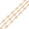 Handmade Brass Clover Link Chains CHC-C022-02G-1