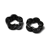 Flower Hollow Glazed Porcelain Bead Frame PORC-A034-09F-2