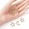 8Pcs 2 Styles Alloy Pendants FIND-YW0003-61-3