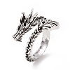 Dragon Alloy Cuff Rings for Men LS-RJEW-F126-02AS-1