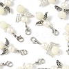14Pcs 7 Styles ABS Plastic Imitation Pearl Pendant Decorations HJEW-FS00042-02-1-3