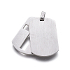 304 Stainless Steel Pendants STAS-G195-29-4