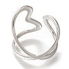 304 Stainless Steel Cuff Rings RJEW-Z074-21P-3