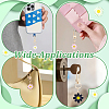 60Pcs 3 Colors Zinc Alloy Enamel Flower Pendant Decorations HJEW-TW0001-01-6