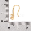 Rack Plating Brass Cubic Zirconia Earring Hooks KK-S374-05G-07-3