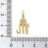 Brass Micro Pave Cubic Zirconia Pendants KK-M273-01G-M-3