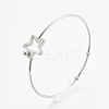 Tarnish Resistant 304 Stainless Steel Bangles STAS-N084-01-1
