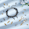 32Pcs 4 Styles 201 Stainless Steel Pendants FIND-UN0016-20-4