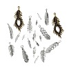 20Pcs 10 Style Tibetan Style Alloy Pendant TIBEP-YW0001-32-3