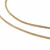 201 Stainless Steel Snake Chain Necklaces LS-NJEW-P268-A29-2X5-2