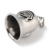 304 Stainless Steel Big Pendants STAS-Z097-01AS-01-2