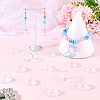 20Pcs Glass Bead Cone for Wind Chimes Making GLAA-SP0001-02-4
