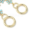 Zinc Alloy Spring Gate Rings Bag Extension Chains AJEW-BA00142-03-5
