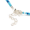 Glass Seed Beaded Necklace NJEW-JN03825-04-5