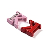 Rhinestone Slide Letter Charms RB-TAC0002-01K-2