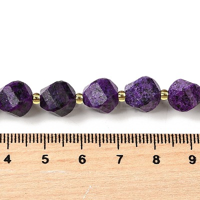 Natural Sesame Jasper Dyed Beads Strands G-U023-A01-03-1