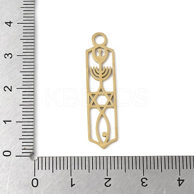 304 Stainless Steel Pendants LS-STAS-E501-09G-1