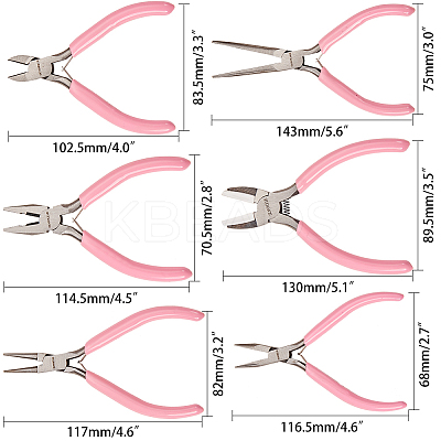45# Carbon Steel Jewelry Plier Sets PT-SC0001-09-1