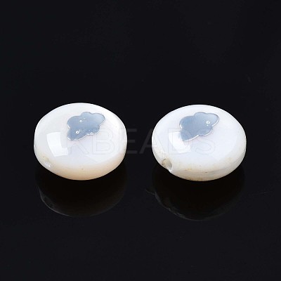 Natural Freshwater Shell Beads SHEL-N003-22-07P-1