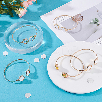 6Pcs Alloy Heat Transfer Charm Blank Cuff Bangle Making FIND-PH0024-44-1