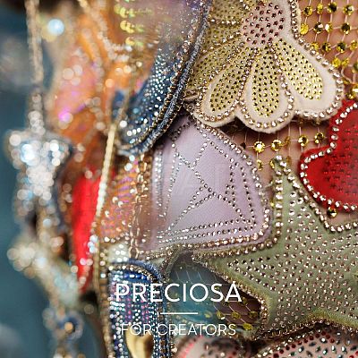 Preciosa® MAXIMA Crystal Round Stones Y-PRC-RBSS8-90075-1
