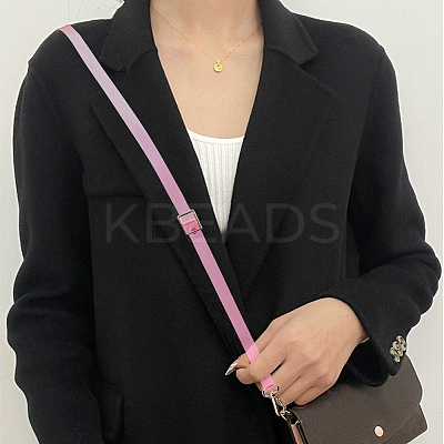 4Pcs 4 Colors Adjustable Transparent PVC Bag Straps FIND-WR0010-02-1