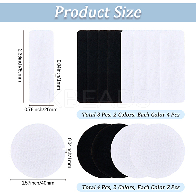 Shoe Repair Synthetic Rubber Heel Replacement DIY-CP0012-66A-1