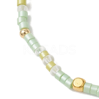 2Pcs Glass Seed Beaded Stretch Bracelets Sets for Women BJEW-MZ00296-03-1