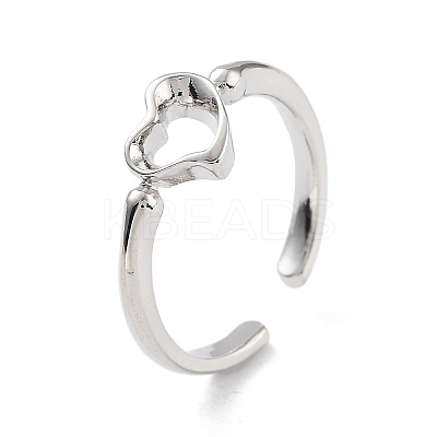 Brass Open Cuff Rings for Women LS-RJEW-A028-02P-1