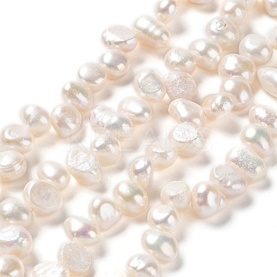 Natural Keshi Pearl Beads Strands PEAR-J007-49-1