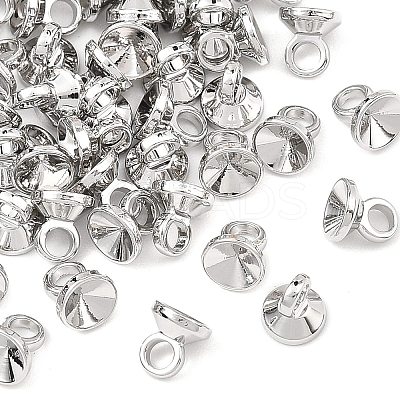 SHEGRACE Brass Bead Cap Bails XGRQ1U794-375P-1
