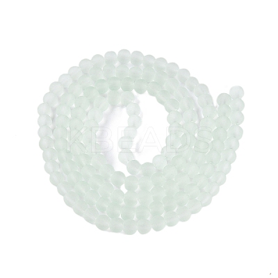 Baking Paint Transparent Glass Bead Strands GLAA-S031-12mm-29-1
