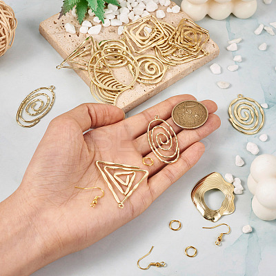 DIY Geometry Earring Making Kit DIY-TA0005-30-1