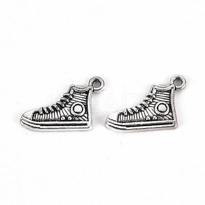 Tibetan Style Alloy Pendants TIBE-N010-68AS-RS-1